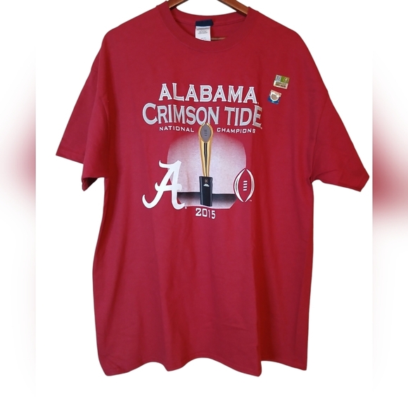 Alabama Crimson Tide championship t-shirt 2015 men's size XL - Picture 1 of 4